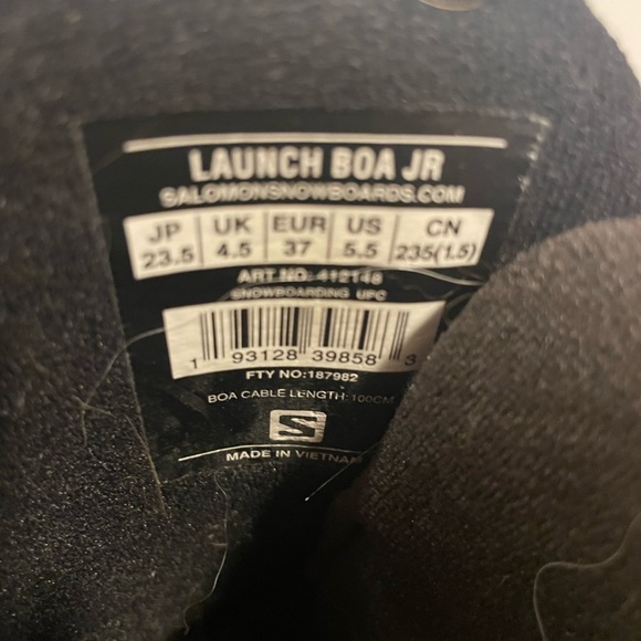 Salomon launch boa jr - Picture 2 of 3